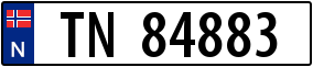Truck License Plate